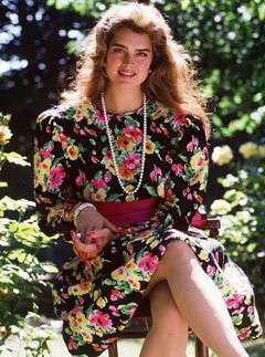 Moda anni 80: l'attrice icona Brooke Shields