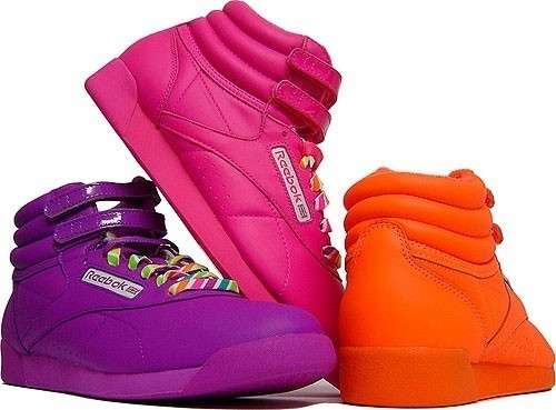 Moda anni 80: sneakers colorate per lo sport