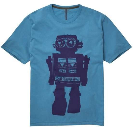 Moda anni 80: t-shirt con robot