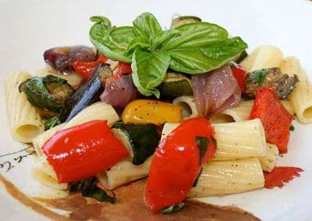 Pasta con verdure