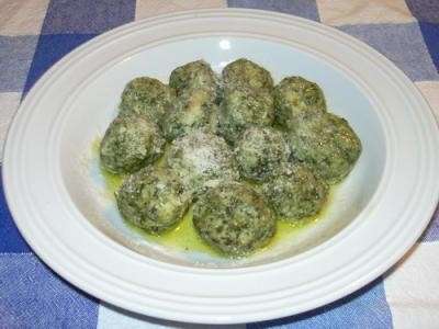 piatto canederli spinaci