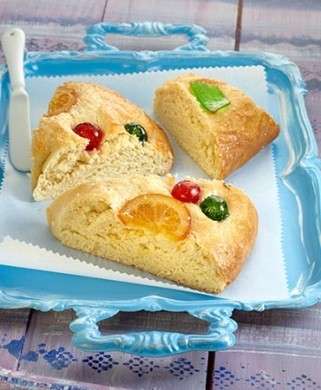 Roscón de Reyes fette