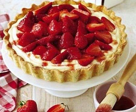 Crostata con panna