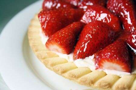 Crostata panna fragole