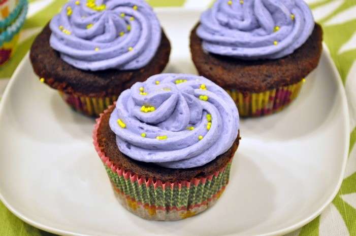 Cupcake lilla