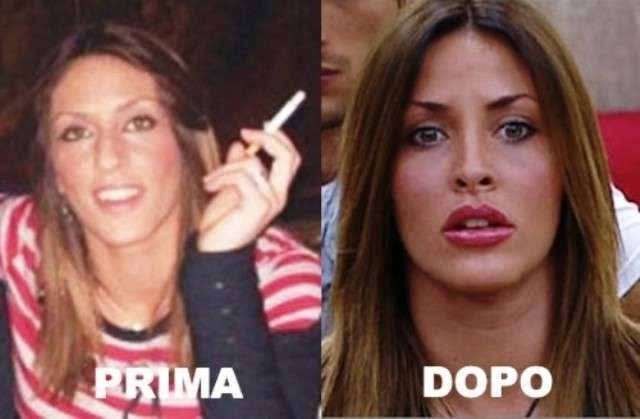 Guendalina Tavassi prima e dopo