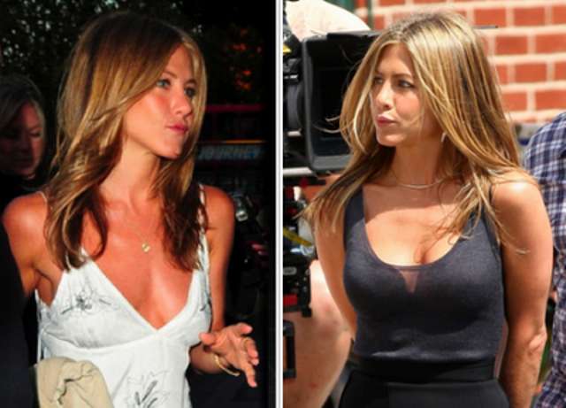 Jennifer Aniston prima e dopo