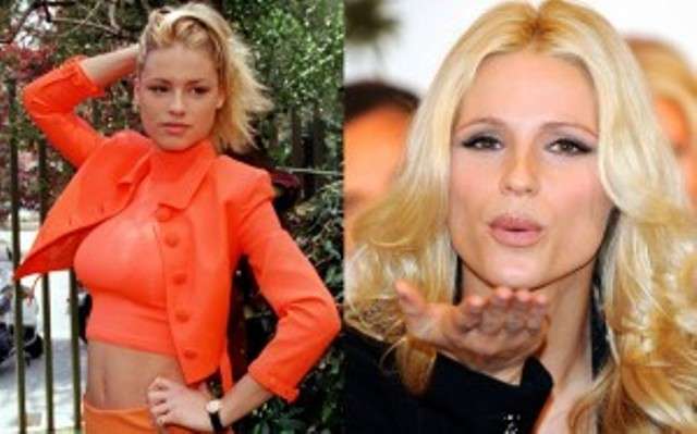 Michelle Hunziker prima e dopo