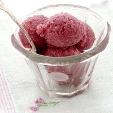 Sorbetto al vino rosso