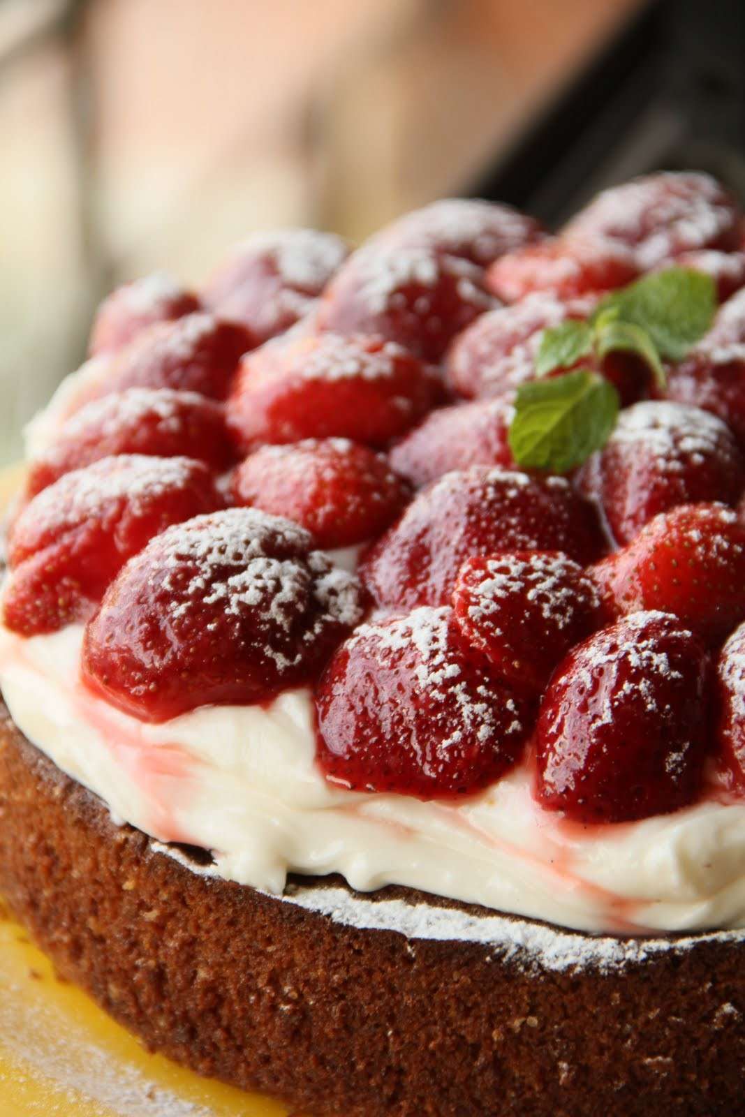 Torta con fragole