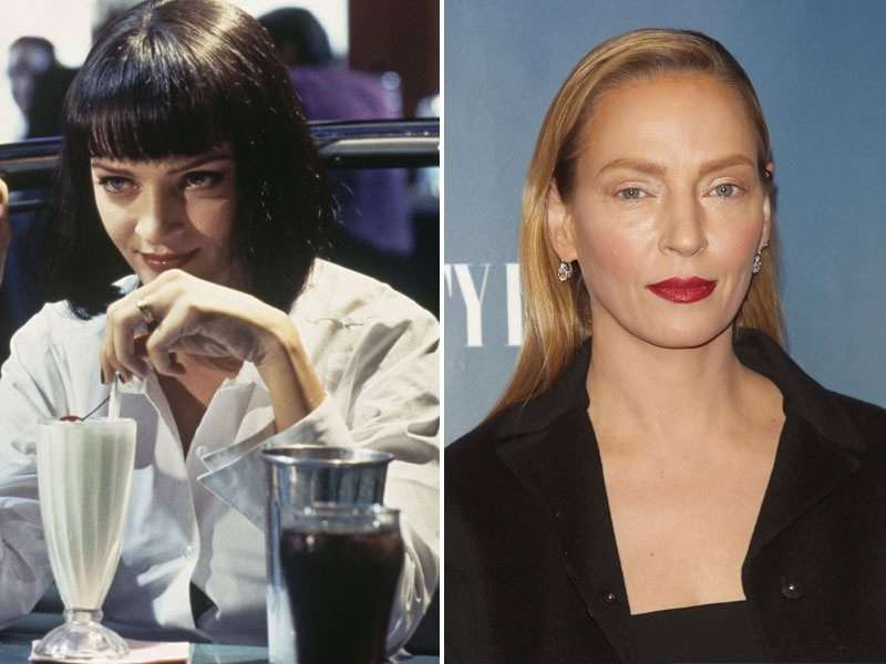 Uma Thurman rifatta prima e dopo