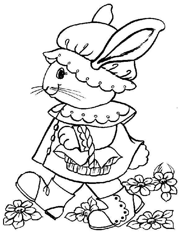 Disegno di Pasqua da colorare