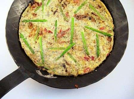 Frittata con asparagi