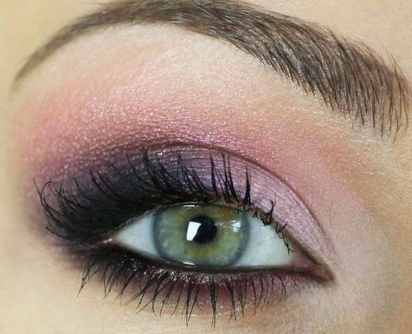 Make up occhi sui toni del rosa