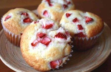 Muffin alle fragole