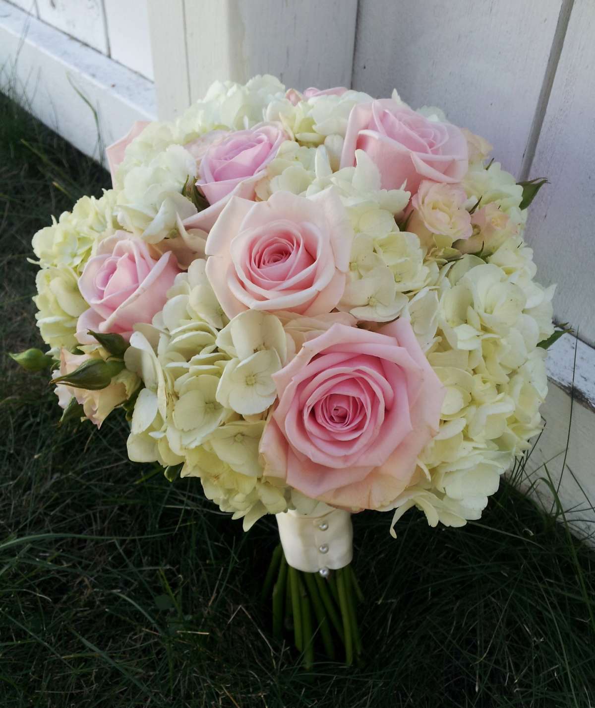 Ortensie con le rose