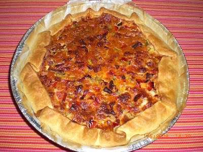 piatto quiche peperoni