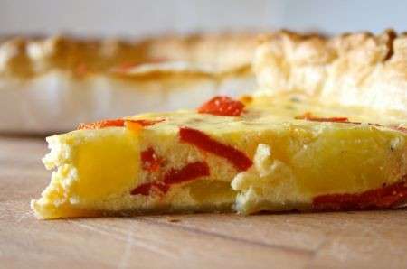 quiche ai peperoni