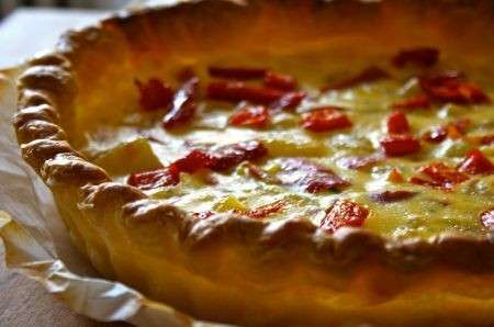 quiche di peperoni