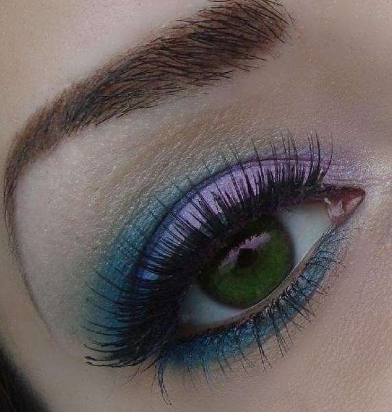 Smokey azzurro e viola