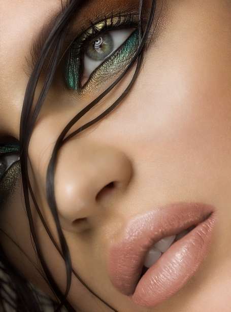 Smokey eye oro e verde