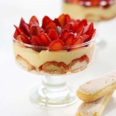 Tiramisù alle fragole