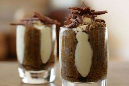 Tiramisù con crema al cioccolato