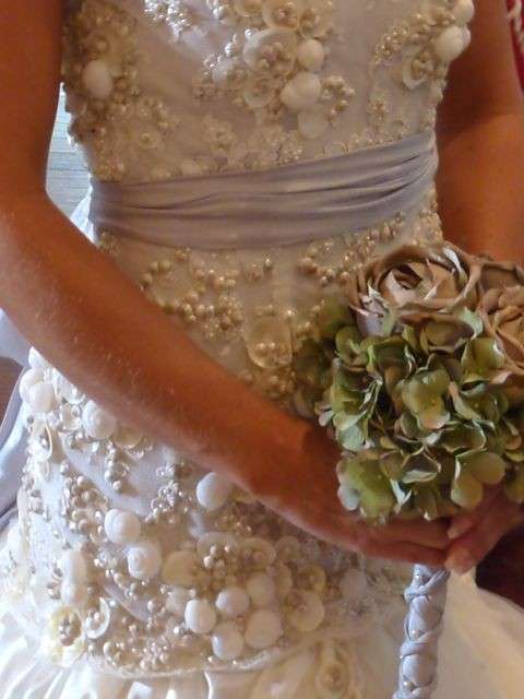 Corpetto da sposa con le conchiglie