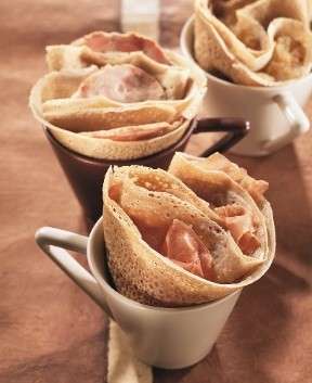 Crepes prosciutto