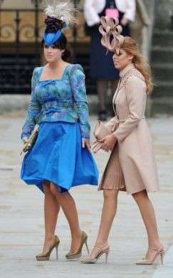 Matrimonio William e Kate Eugenie e Beatrice