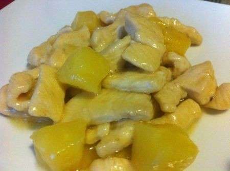 petto di pollo all'ananas