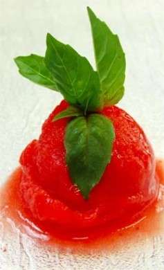 sorbetto alla fragola