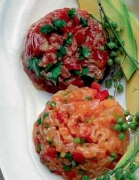 tartare di tonno e salmone