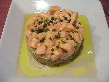 tartare salmone