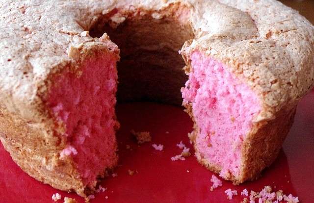 Angel cake ai frutti rossi