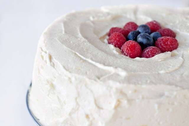 Angel cake con panna