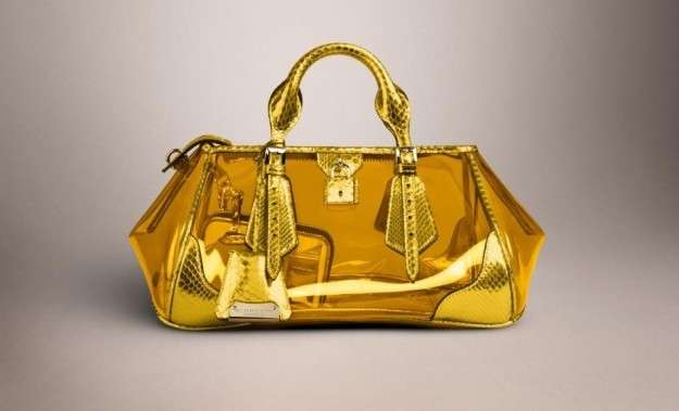 Bauletto The Blaze Burberry Prorsum giallo