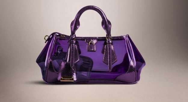 Bauletto The Blaze Burberry Prorsum viola