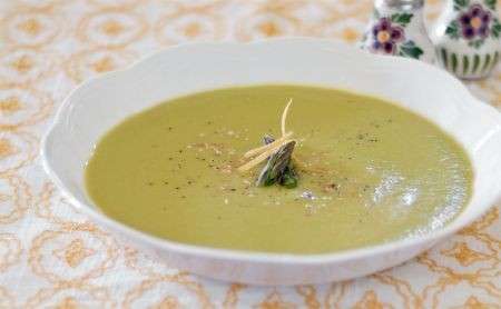 Crema di asparagi di Julia Child