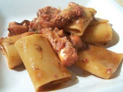 paccheri al polpo