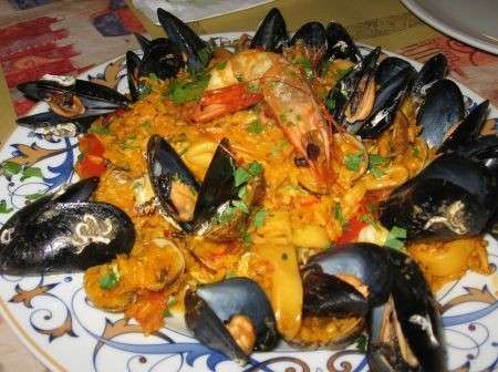 paella di pesce