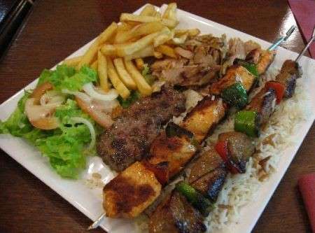 piatto kebab