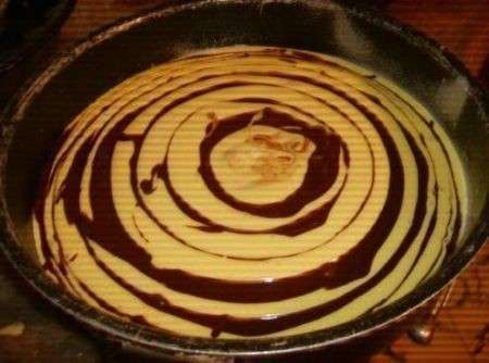 preparazione torta zebrata