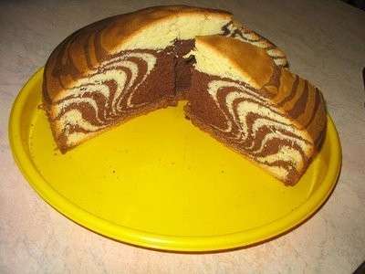 ricetta della torta zebrata
