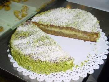 torta con pistacchi