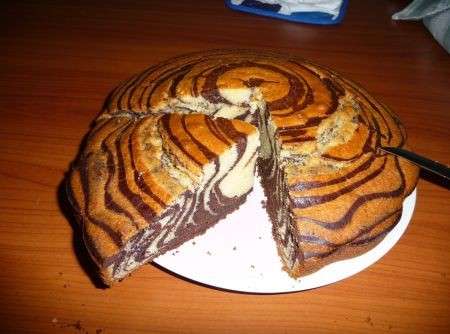 torta zebrata