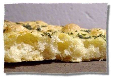 focaccia con salvia