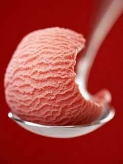 Gelato fragola diabetici