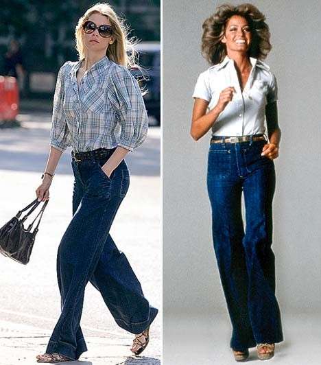 Moda anni 70, come portare i jeans