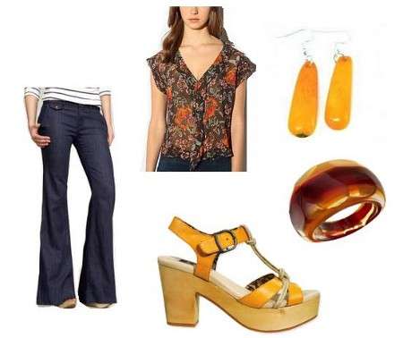 Moda anni 70, un look casual da fare in casa